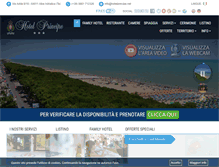 Tablet Screenshot of hotelprincipe.net